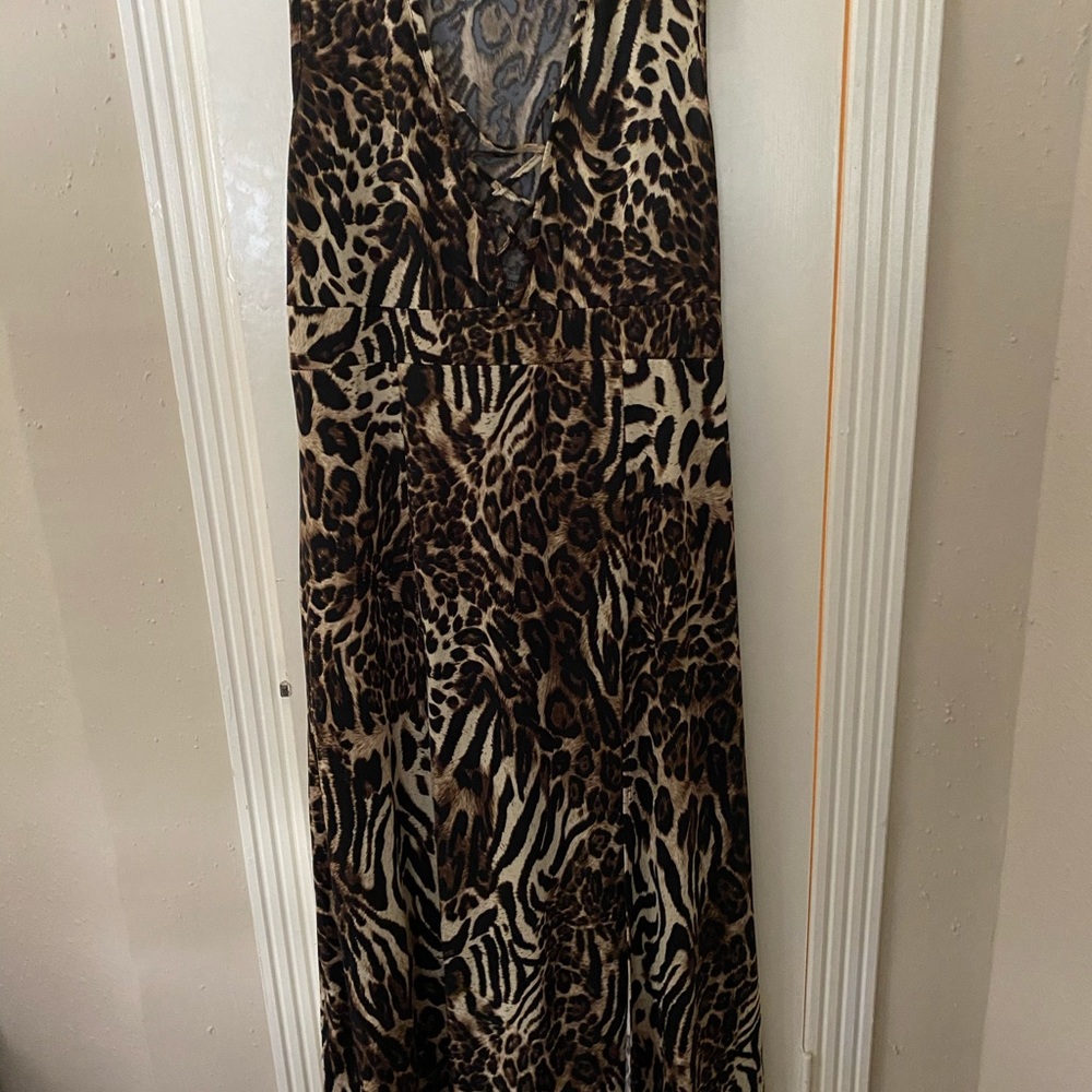 Leopard print dress